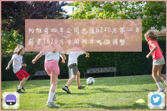 约维奇四年合同总值6240万第一年薪资1620万中间两年略微调整